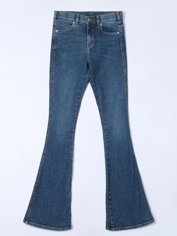Dr. Denim Skinny Jeans 'Lexy Bootcut' in Blauw: voorkant