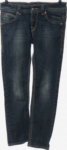 LUXURY Straight-Leg Jeans in 32-33 in Blue: front