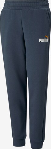 PUMA Tapered Pants in Blue: front