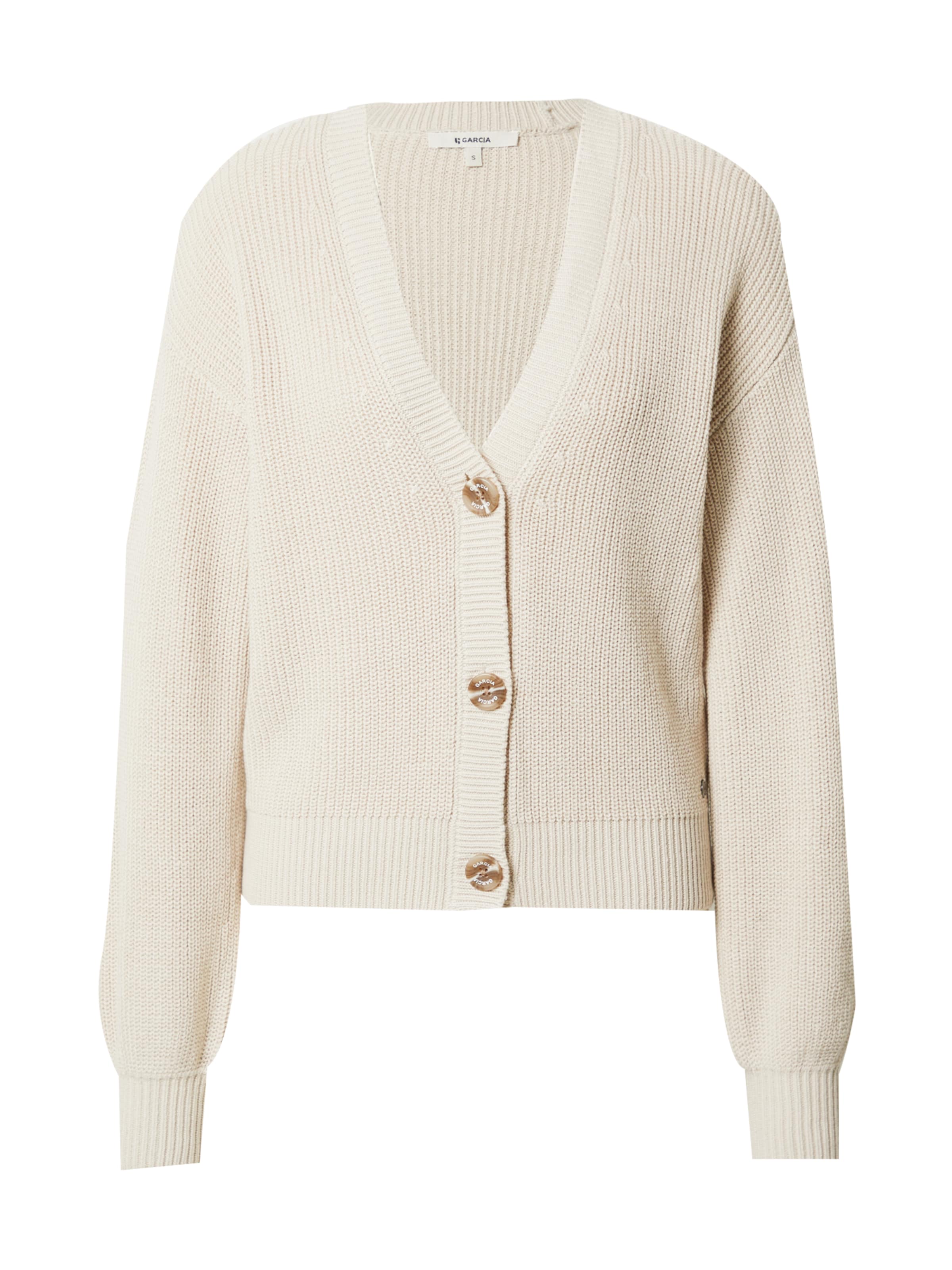 GARCIA Cardigan en XS en beige, Vue avec produit