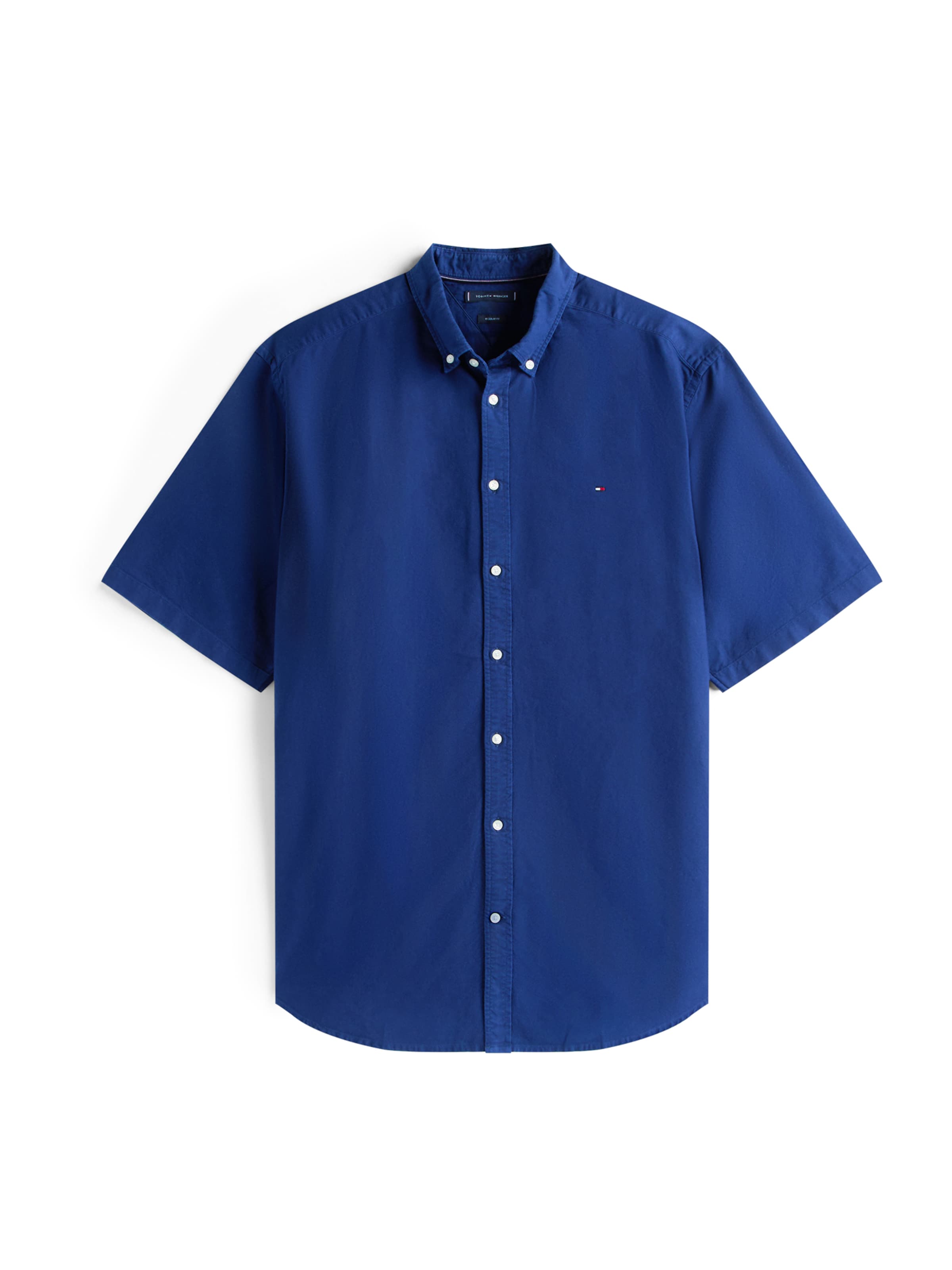 Tommy Hilfiger Big & Tall Comfort fit Button Up Shirt in Blue: front