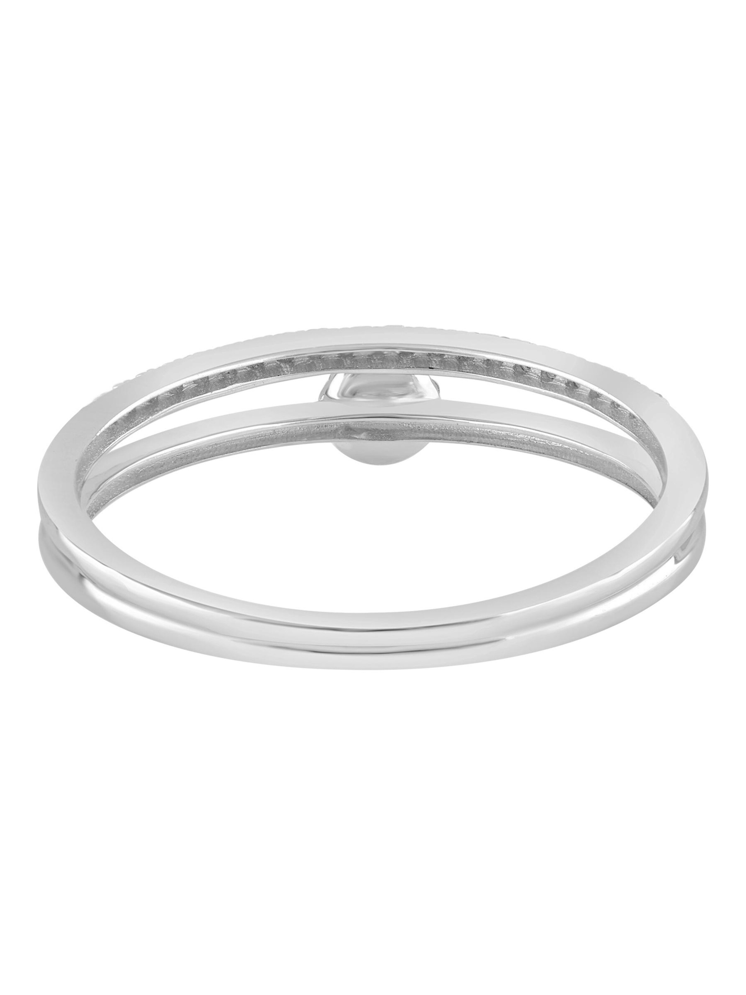 Diamant Exquis Ring‌‌‌‌‌‌‌‌‌‌ in Silber