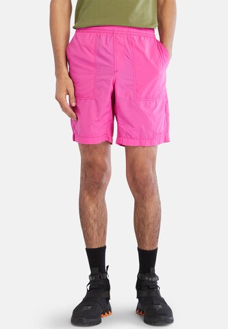 TIMBERLAND Regular Broek in Roze: voorkant