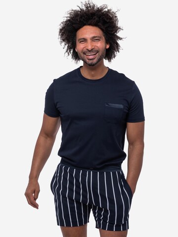 Mey Pajama short 'Valsted' in Blue