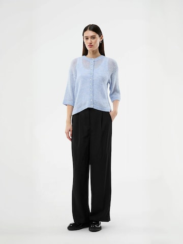 Cardigan ' Bailormd ' modström en bleu