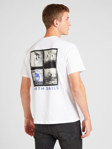 North Sails T-shirt i vit: framsida