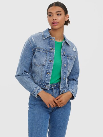 Veste mi-saison 'Brenda' VERO MODA en bleu : devant