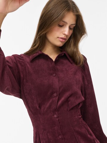 VILA Shirt dress 'VICORDU' in Red