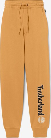 TIMBERLAND Tapered Broek in Geel: voorkant