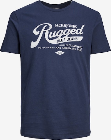 T-Shirt Jack & Jones Plus en bleu : devant