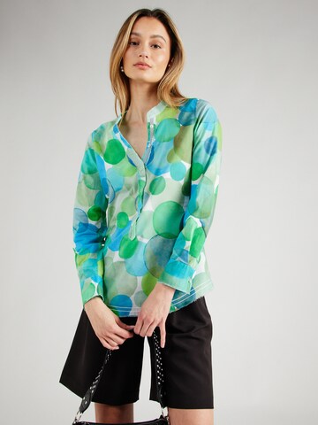 Emily Van Den Bergh Blouse in Groen: voorkant