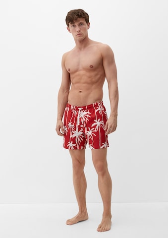 s.Oliver Board Shorts in Red