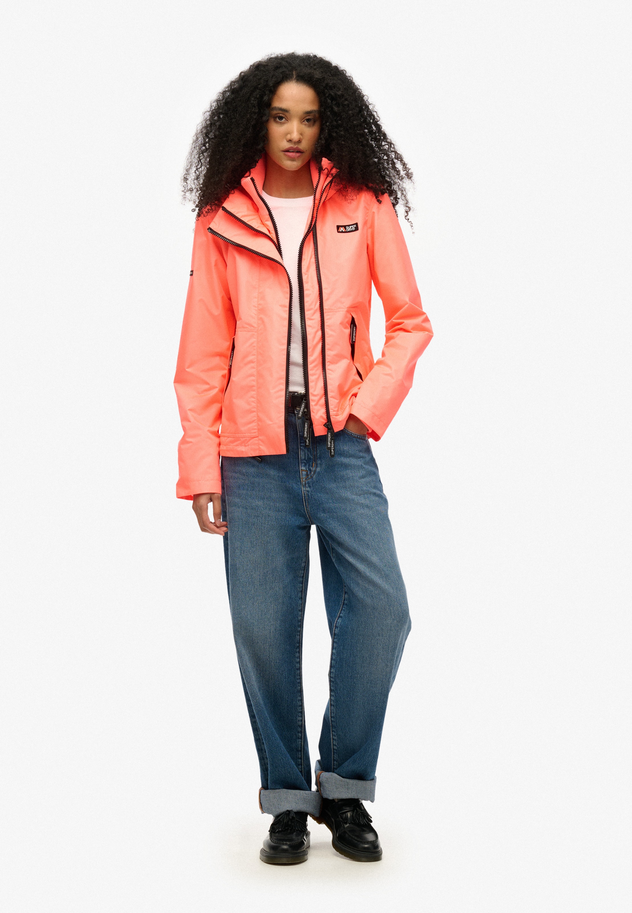 Veste mi-saison Superdry & Co en orange