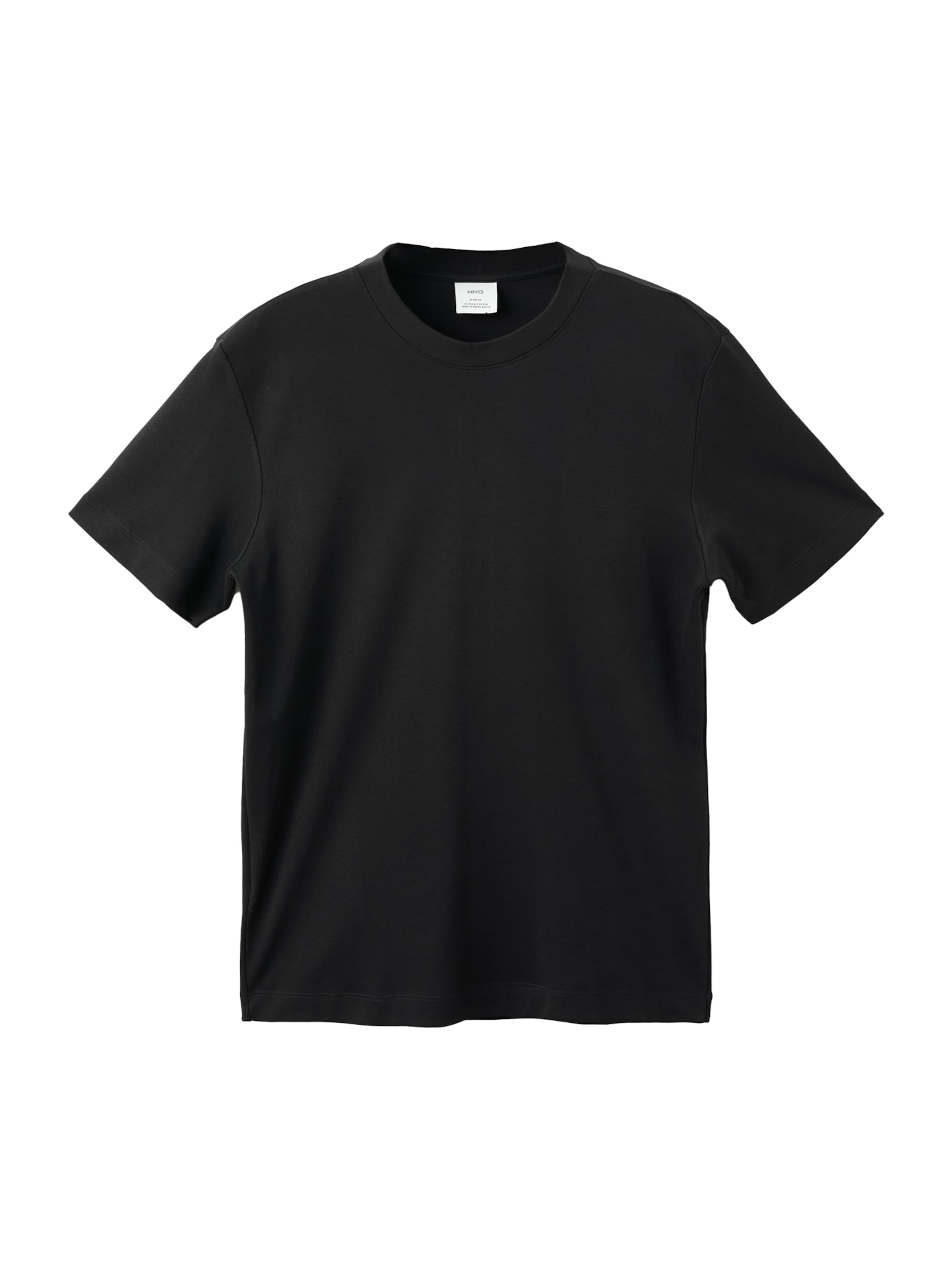 MANGO MAN Тениска 'KIMI' в черно: отпред