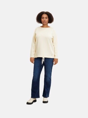 Tom Tailor Women + Bootcut Jeans in Blau