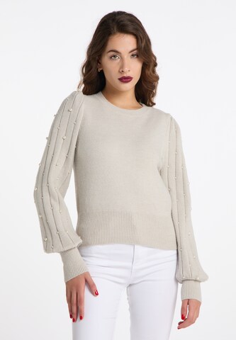 Pull-over 'Tylin' faina en beige : devant