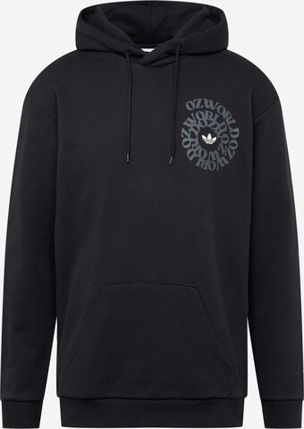 ADIDAS ORIGINALSSweater majica 'Graphic Ozworld' - crna boja: prednji dio