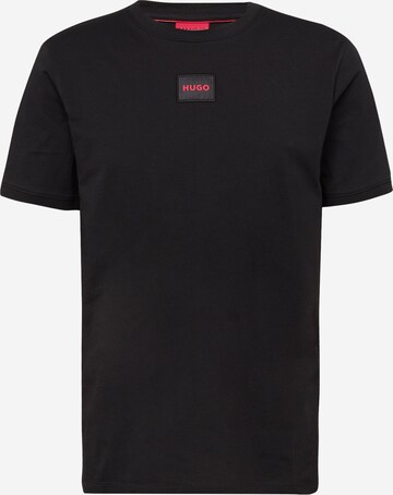 T-Shirt 'Diragolino212' HUGO en noir : devant