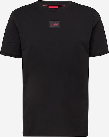 T-Shirt 'Diragolino212' HUGO Red en noir : devant