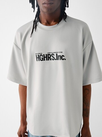 T-Shirt Bershka en gris