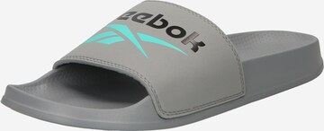 Flip-flops de la Reebok pe gri: față