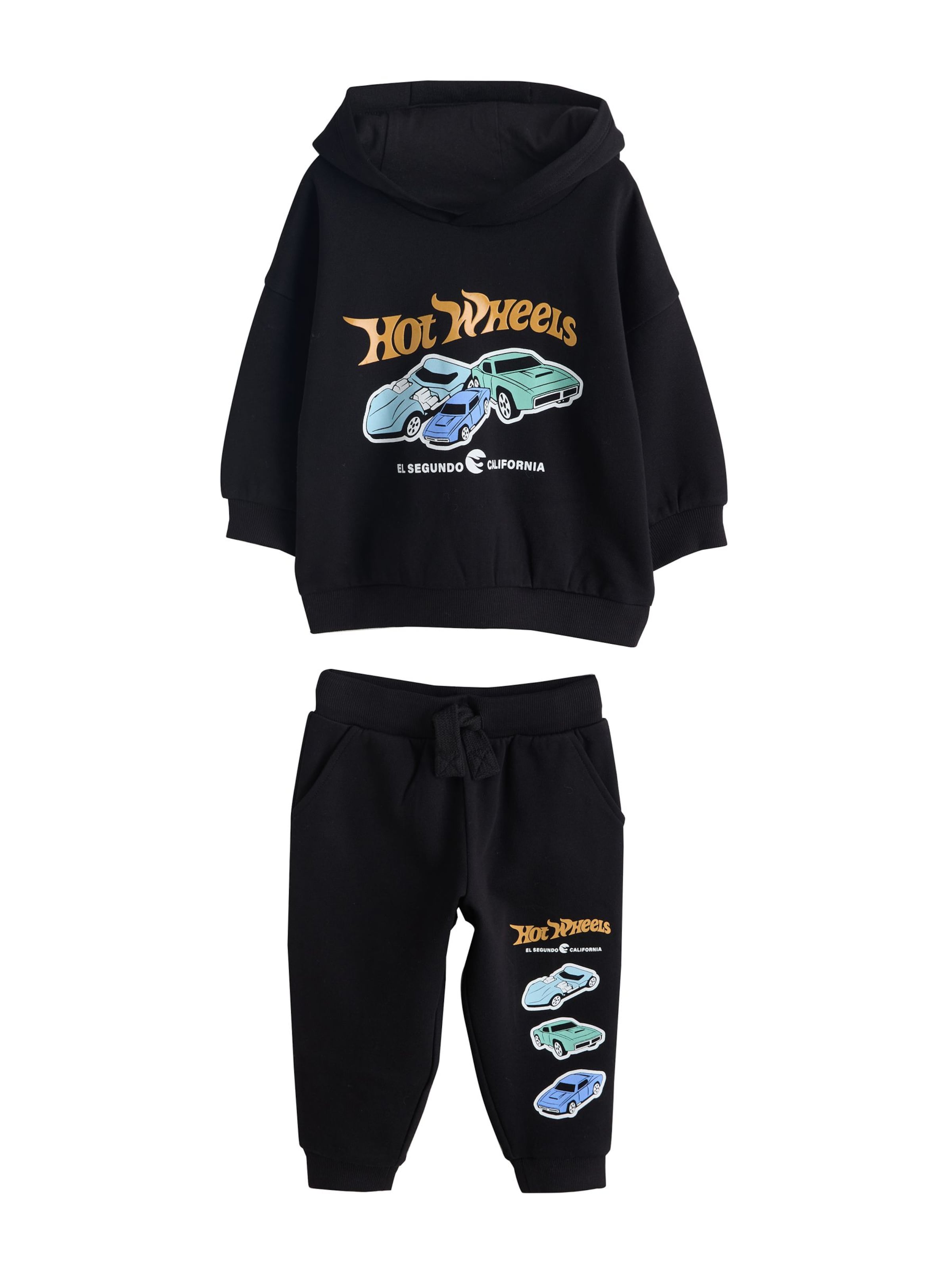 Next Komplekt 'Hot Wheels', värv must: eest vaates