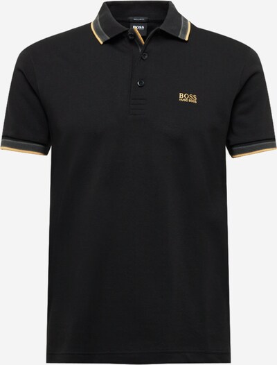 BOSS ATHLEISURE Majica 'Paddy' u šafran / antracit siva / tamo siva, Pregled proizvoda