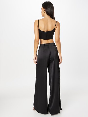 Nasty Gal Loose fit Cargo trousers in Black