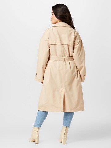 Vero Moda Curve Tussenmantel in Beige