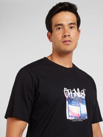 JACK & JONES Μπλουζάκι 'JORBUSHWICK BLUR' σε μαύρο