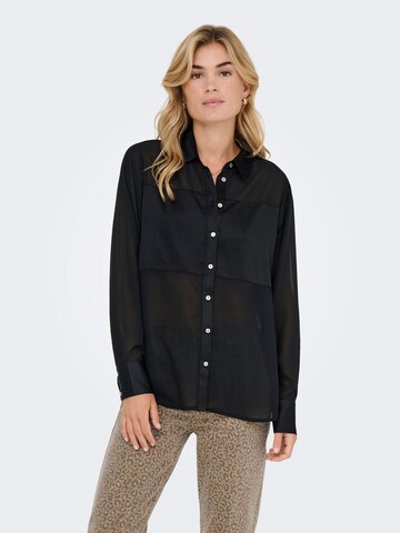 ONLY Blouse 'ONLStar' in Zwart: voorkant