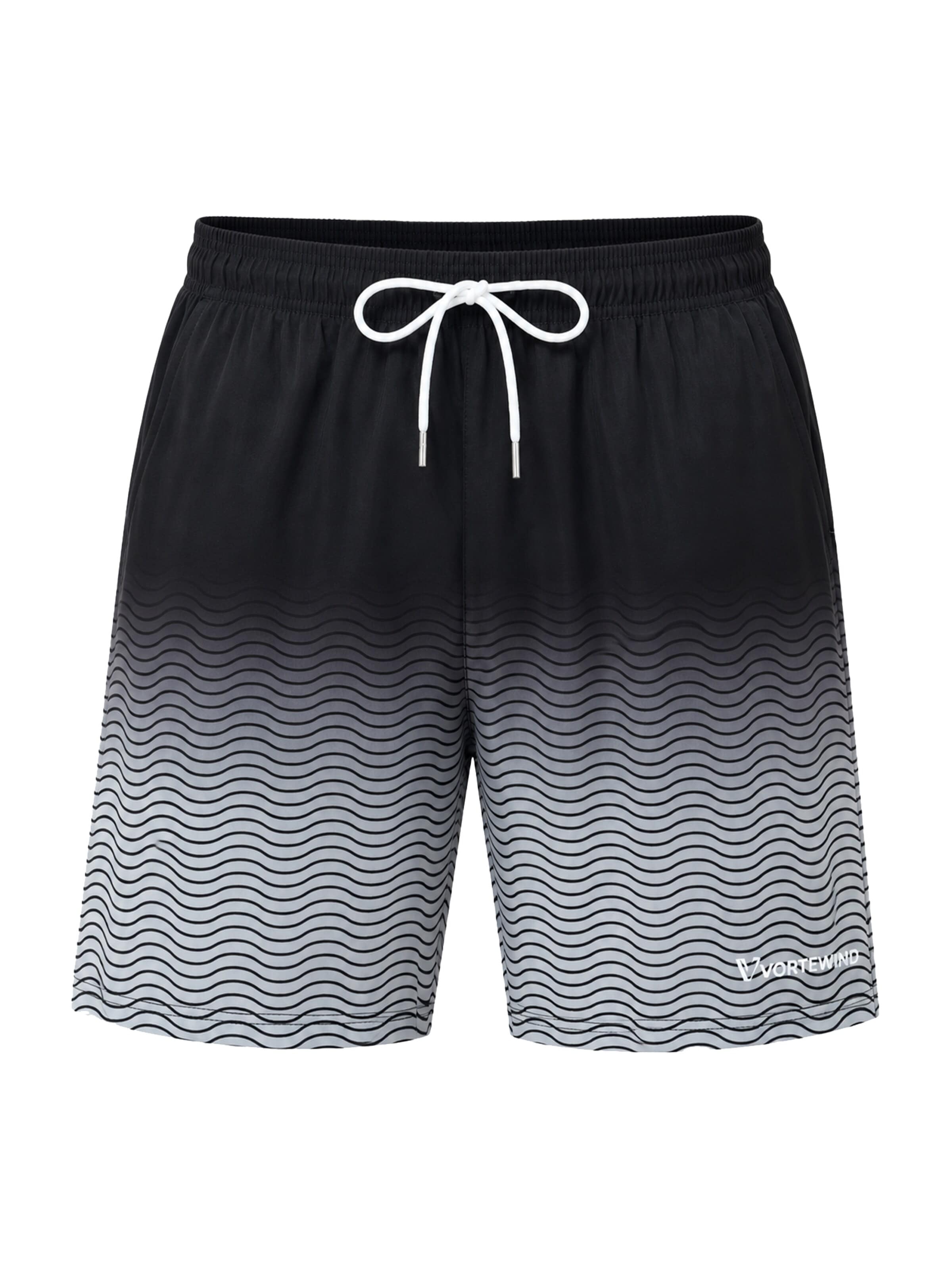 YAGESHARK Swimming Trunks 'badehose herren' in Black: front