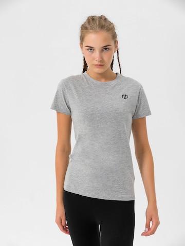 MOROTAI Shirt 'BRAND BASIC' in Grau