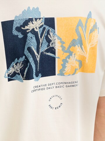 balta JACK & JONES Marškinėliai 'JORMontauk'