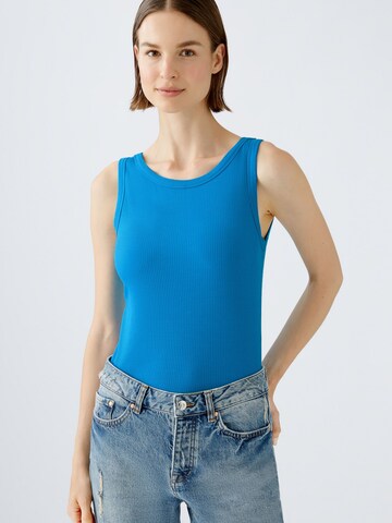 OUI Top 'Filiz' in Blue: front