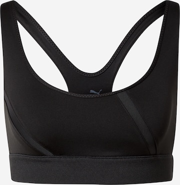 PUMA Sports bra 'Exhale' in Black: front