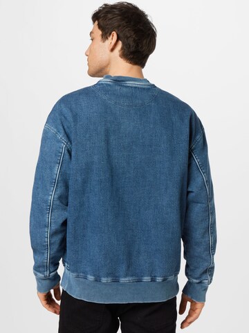 DIESEL Sweatshirt 'KRIB' in Blue