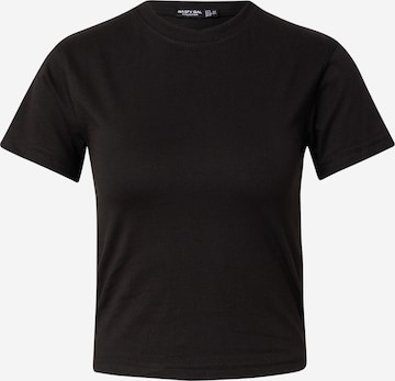 Nasty Gal Shirt in Zwart: voorkant