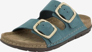 ROHDE Pantolette 'Rodigo-D' in Blau: Vorderseite