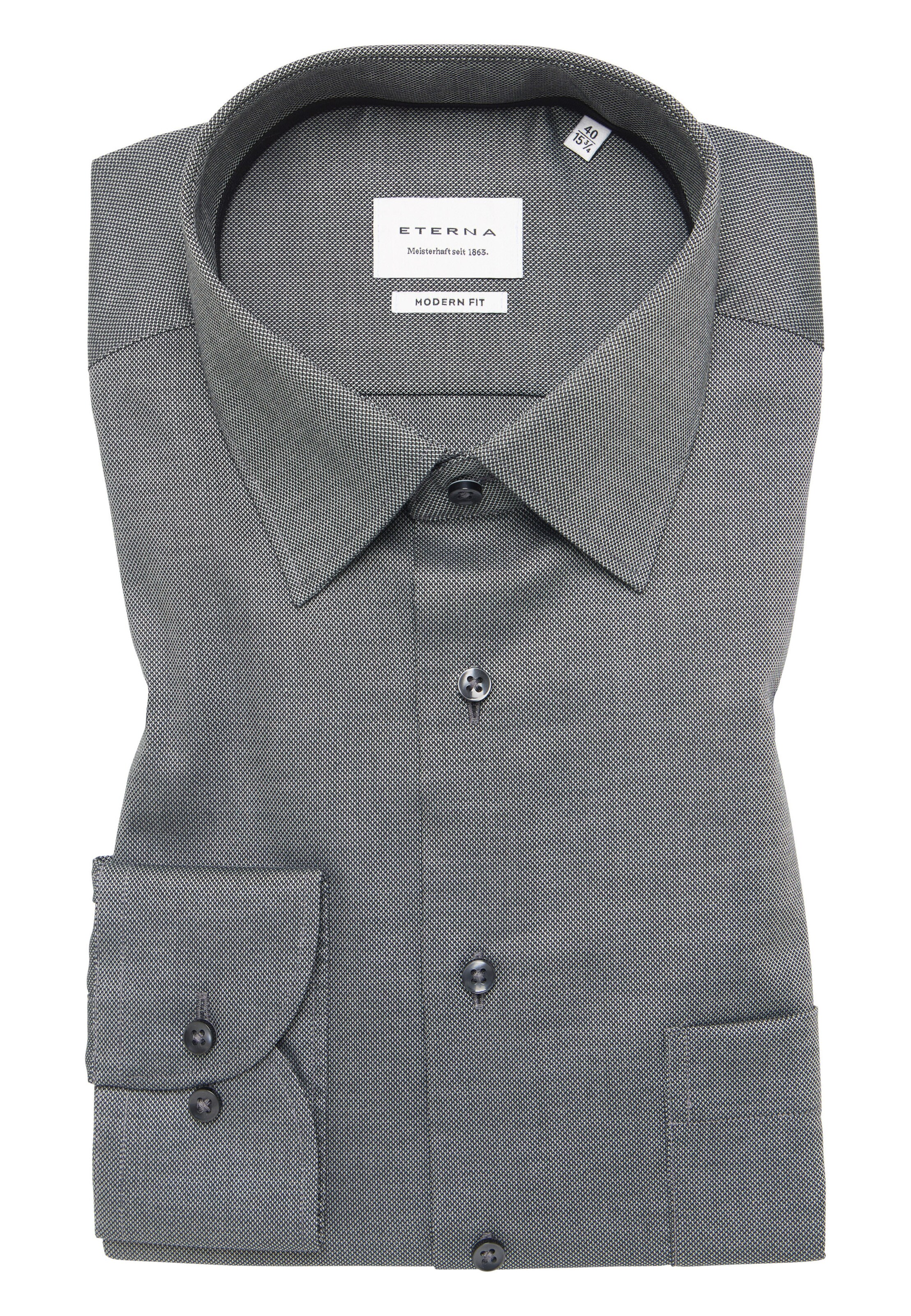 ETERNA Regular fit Business Shirt in Grey
