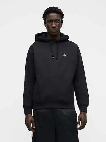 ADIDAS ORIGINALS Sweatshirt 'Trefoil Essentials' in Black: front