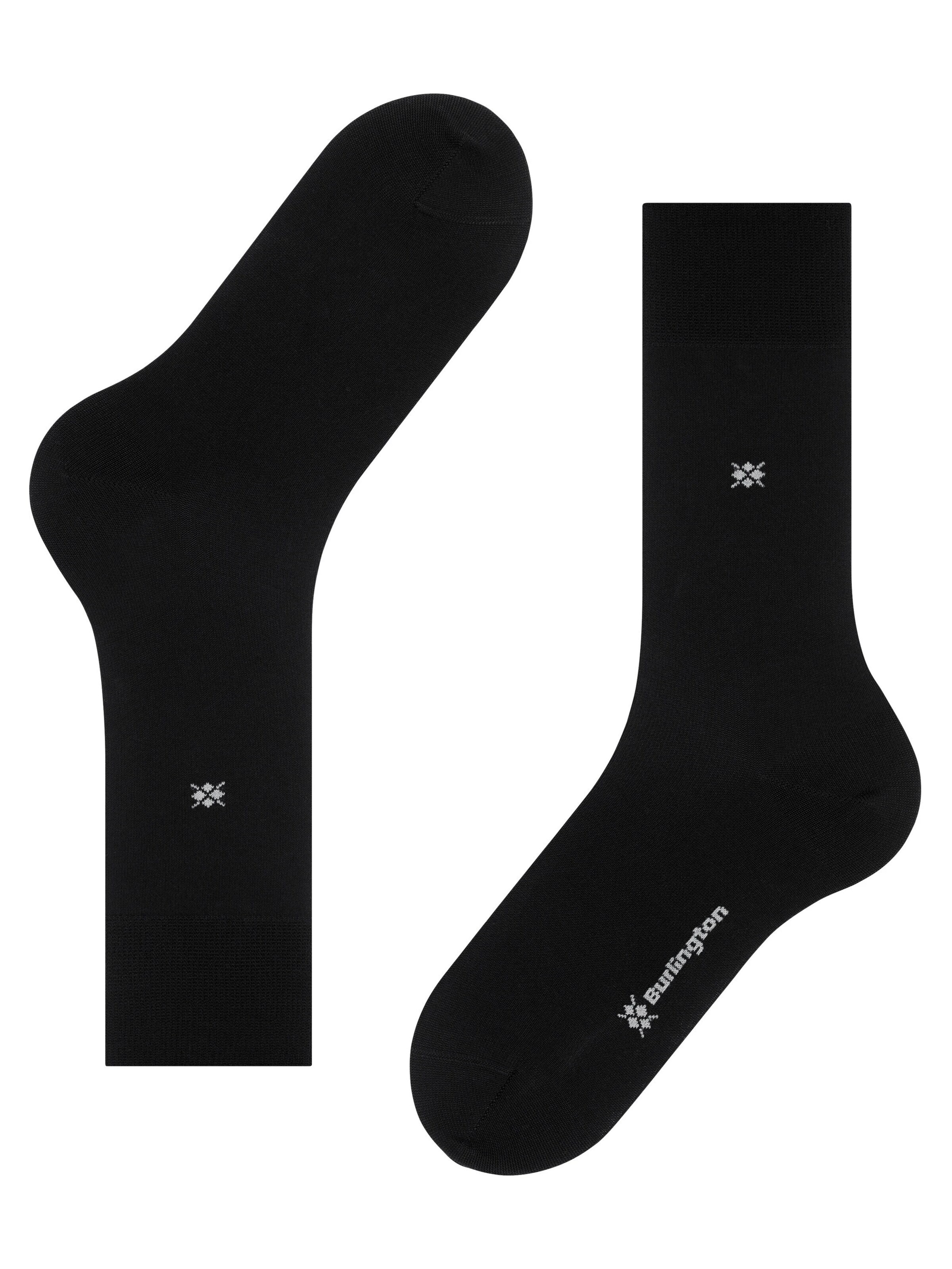BURLINGTON Socks 'Dublin' in Black