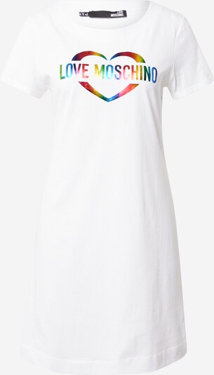 Love Moschino Obleka 'ABITO' | mešane barve / bela barva, Prikaz izdelka