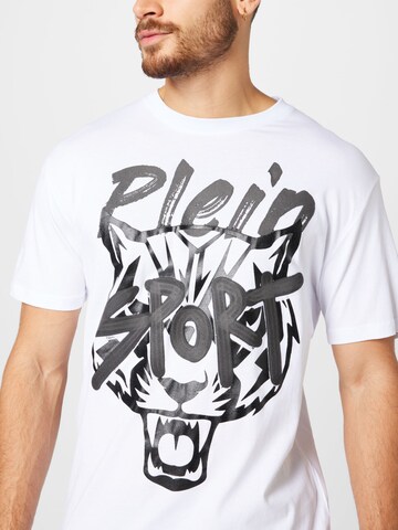 T-Shirt Plein Sport en blanc