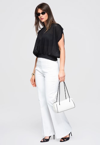 Ombre Blouse in Black