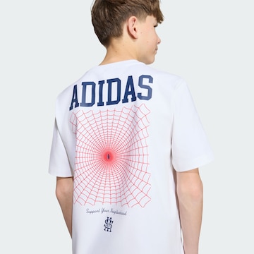 ADIDAS SPORTSWEAR Funkční tričko 'Marvel Spider-Man ' – bílá
