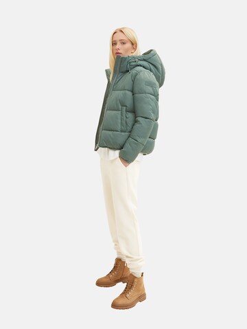 TOM TAILOR DENIM Winterjacke in Grün