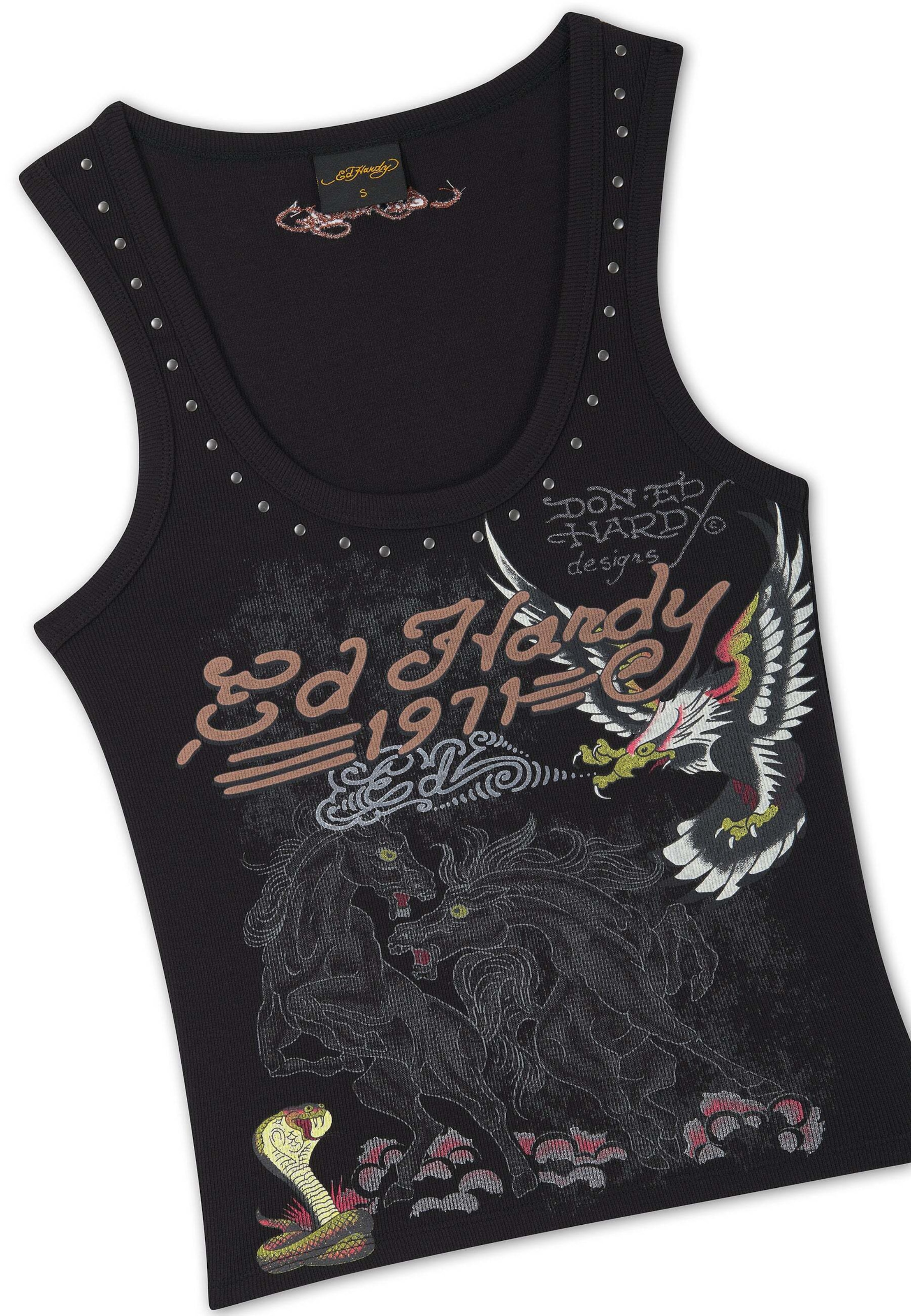Ed Hardy Топ в черно