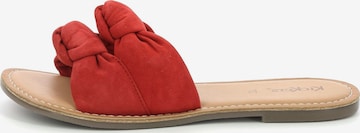 Kickers Mules in Red
