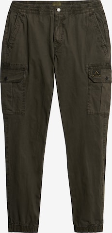 Superdry Cargobroek in Groen: voorkant